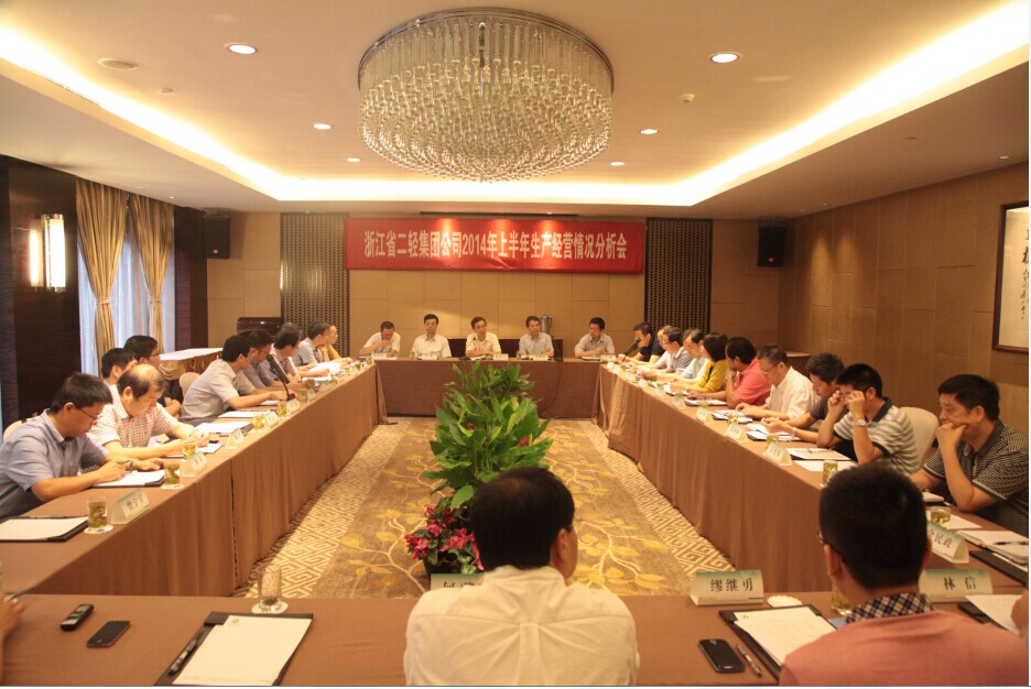 集團公司召開2014年上半年經營情況分析會