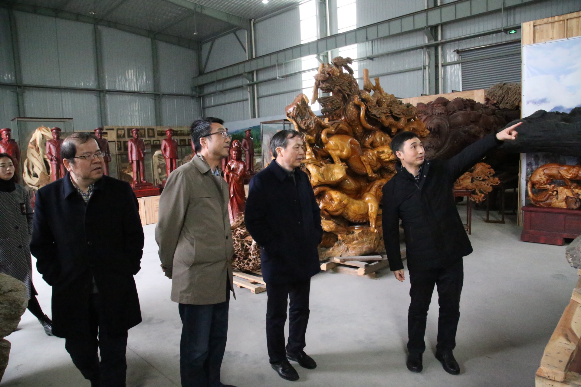 集團(tuán)公司黨委書記總經(jīng)理虞岳明一行赴馬鞍山考察文化產(chǎn)業(yè)項(xiàng)目