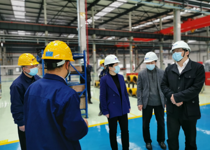 省委組織部副部長胡旭陽一行赴德清申達調研指導