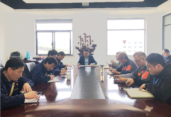 申達公司黨委學習傳達貫徹黨的十九屆五中全會精神