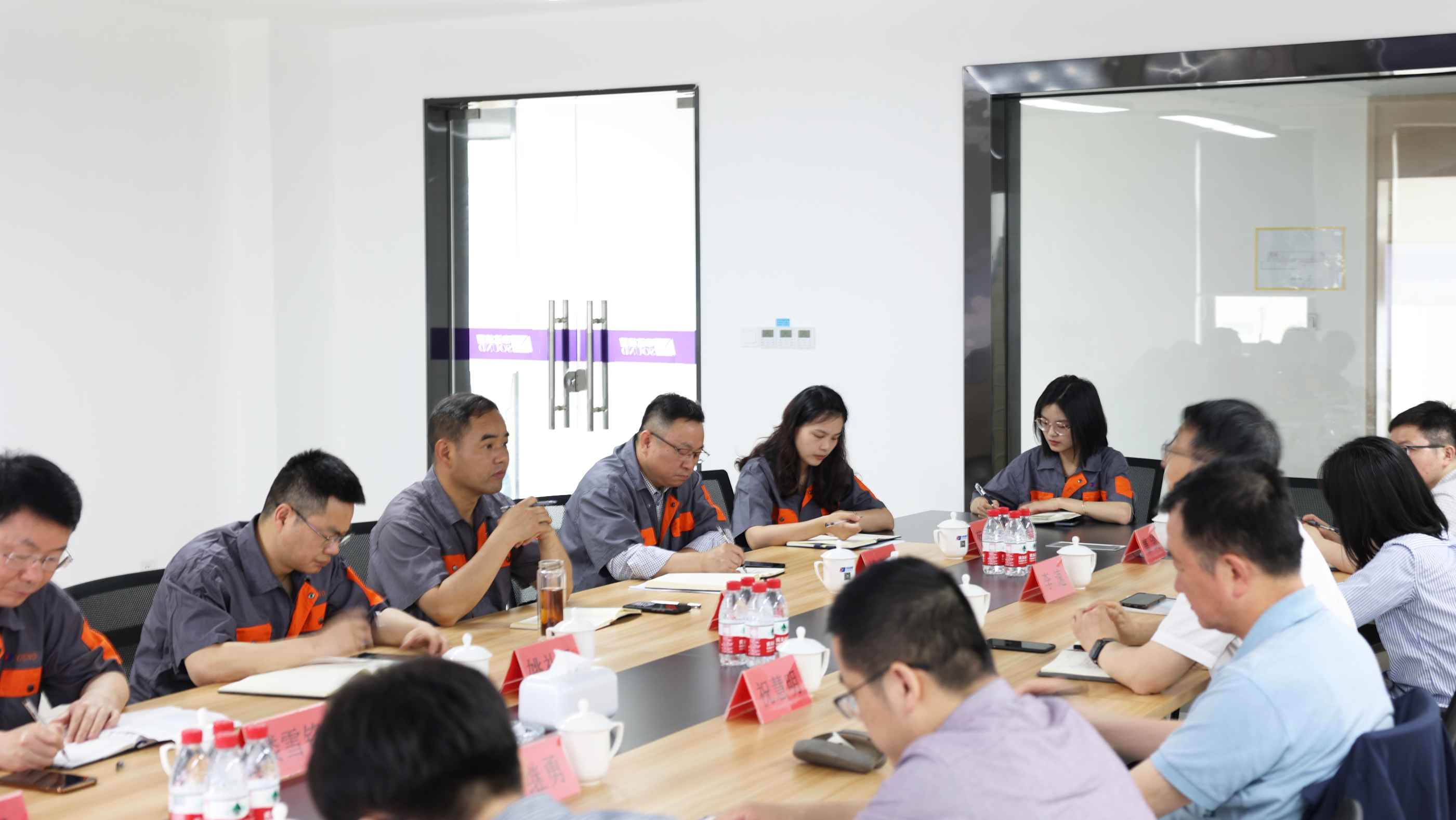 察實情謀實招 吳敏一行赴申達機器公司調研